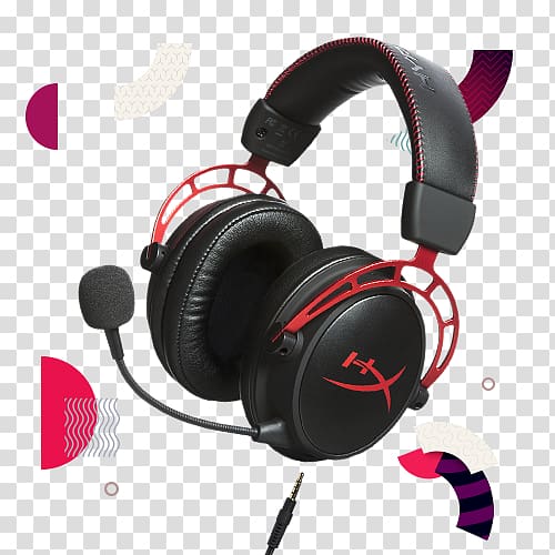 Headphones Headset Kingston HyperX Cloud Alpha Kingston HyperX Cloud II, headphones transparent background PNG clipart