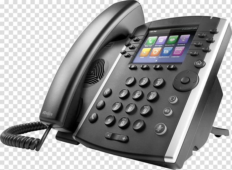 Polycom VoIP phone Telephone Voice over IP Power over Ethernet, phone transparent background PNG clipart