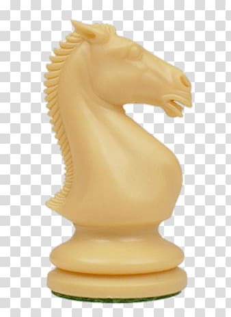 beige horse chess piece, Chess Knight transparent background PNG clipart