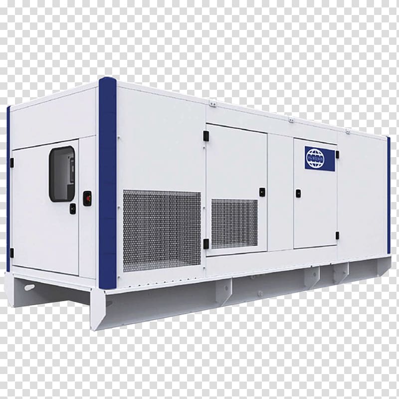 Diesel generator Electric generator Engine-generator Electricity Standby generator, Maquina transparent background PNG clipart
