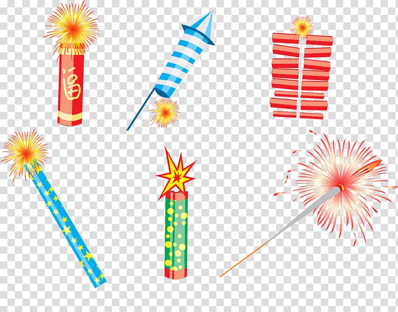 Celebrate Chinese New Year Fireworks Firecracker, Chinese New Year Celebration transparent background PNG clipart