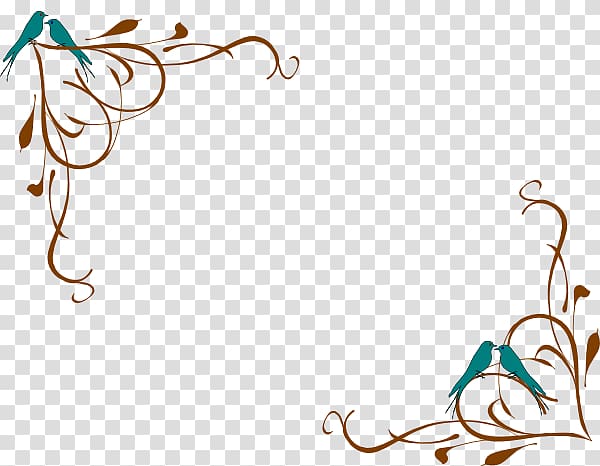 Borders and Frames Decorative Corners Decorative arts Art Deco Borders, teal angry bird transparent background PNG clipart