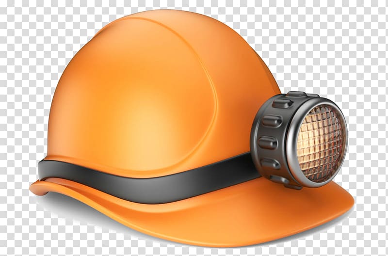 Miner Coal mining Mining helmet, Helmet transparent background PNG clipart