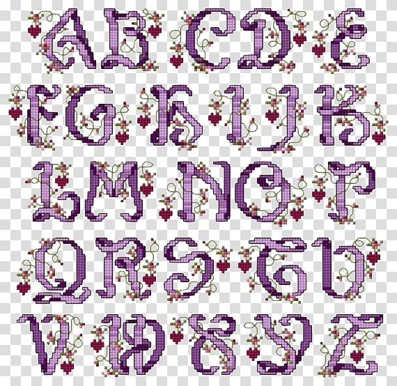 fancy cross stitch alphabet