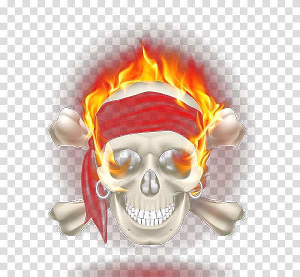 Fire , Skull transparent background PNG clipart