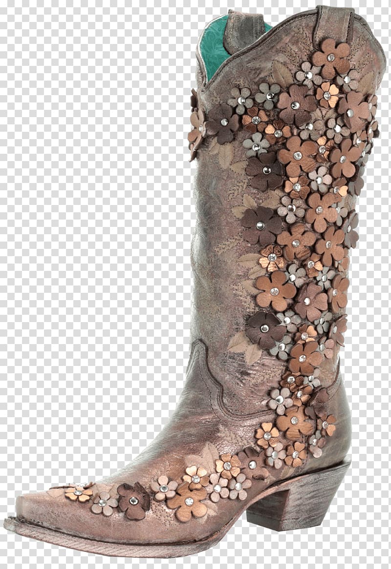 Cowboy boot Shoe Clothing Western wear, Bronze Wedding Shoes for Women transparent background PNG clipart