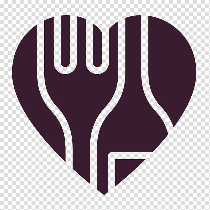 Fonseca's Delicatessen Restaurant Logo Food, purple heart transparent background PNG clipart