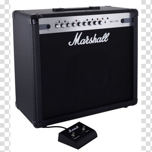 Guitar amplifier Marshall MG100HCFX Marshall Amplification Marshall MG30CFX, electric guitar transparent background PNG clipart