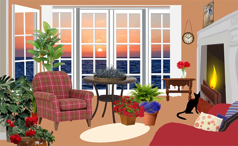 Living room Interior Design Services , room transparent background PNG clipart