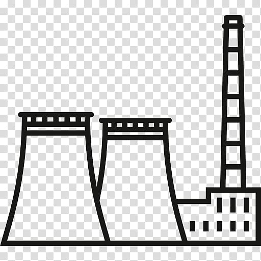Industry Nuclear power Power station Architectural engineering Factory, power plants transparent background PNG clipart