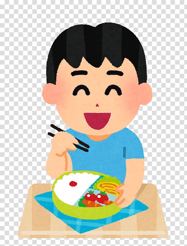Bento Food Calligraphie extrême-orientale Japanese Cuisine Child, Boy transparent background PNG clipart