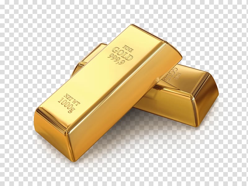 two 1000g gold bars, Gold bar Bullion , gold bar transparent background PNG clipart