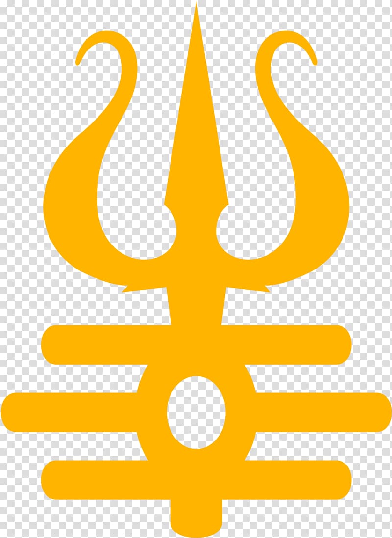 yellow tribal logo , Om Namah Shivaya Ganesha Trishula Symbol, lord shiva transparent background PNG clipart