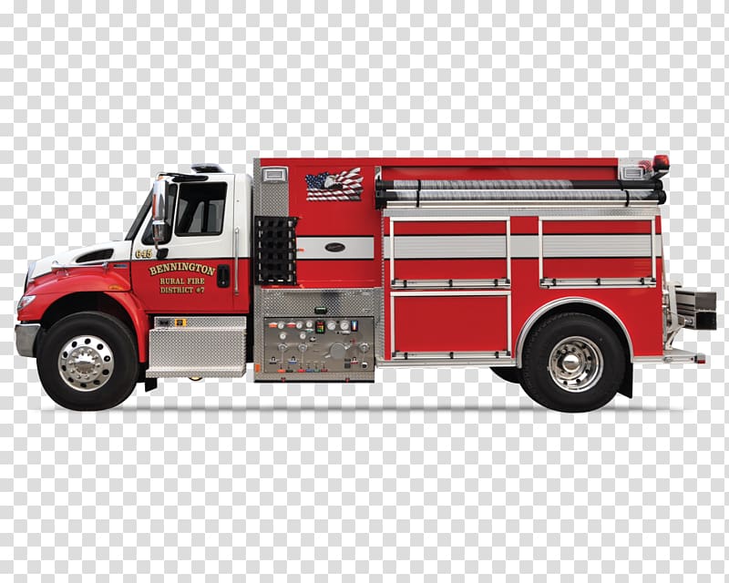 Car Fire engine Motor vehicle Truck Bennington, fire truck transparent background PNG clipart