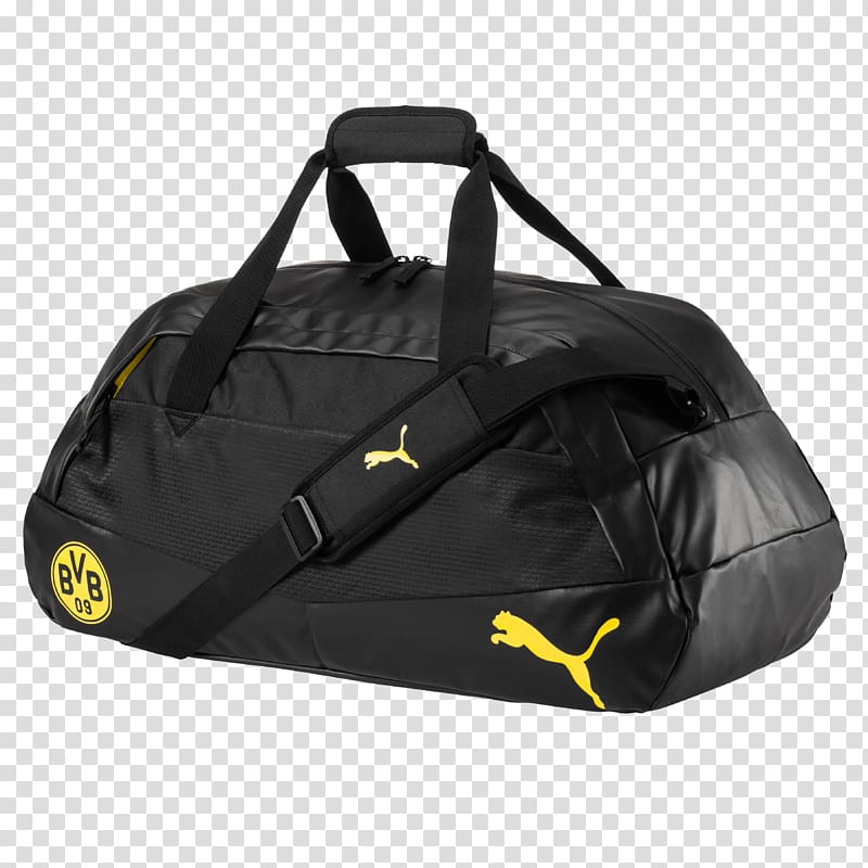 Borussia Dortmund Puma Bag Sport Holdall, bag transparent background PNG clipart