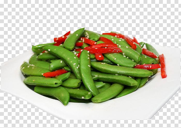 Snap pea Birds eye chili, Peppers fried peas transparent background PNG clipart
