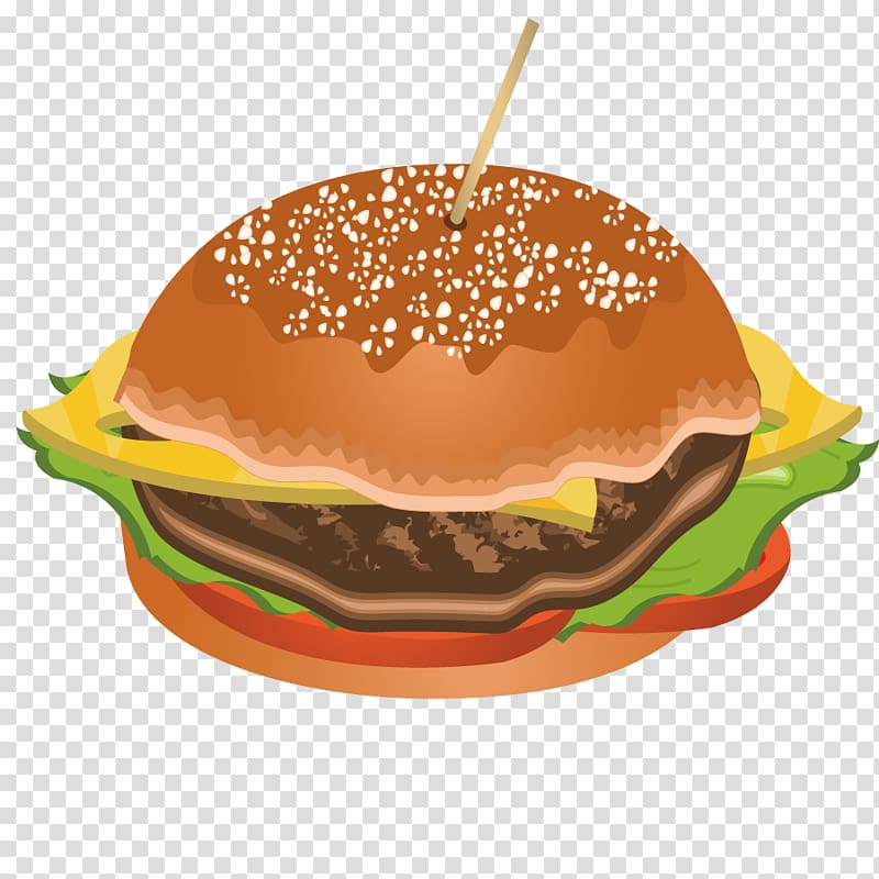 Cheeseburger Hamburger Fast food Veggie burger Breakfast, Gourmet Bread transparent background PNG clipart