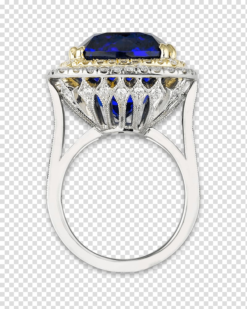 Sapphire Tanzanite Ring Diamond Carat, sapphire transparent background PNG clipart