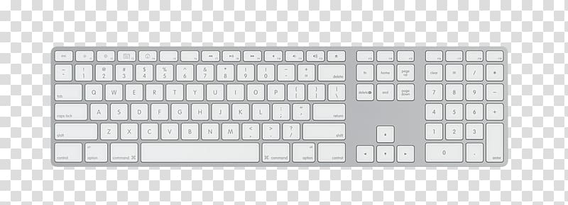 Computer keyboard Macintosh Apple Keyboard Computer mouse, Apple long keyboard transparent background PNG clipart