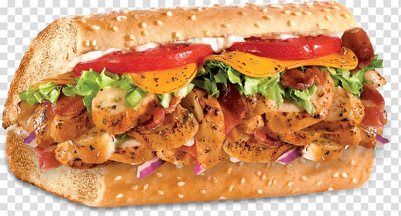 Submarine sandwich Chicken sandwich Quiznos Chicken meat, mushroom transparent background PNG clipart