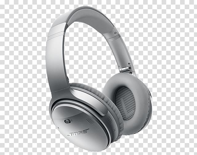 Noise-cancelling headphones Bose QuietComfort 35 Active noise control, headphones transparent background PNG clipart