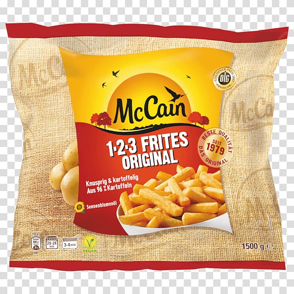 French fries McCain Foods Edeka Frozen food Sales quote, FritEs transparent background PNG clipart
