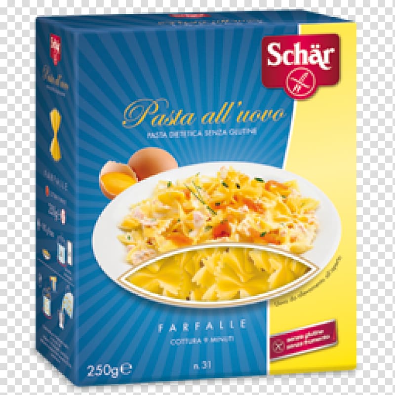 Pasta Gluten-free diet Dr. Schär AG / SPA Fusilli, flour transparent background PNG clipart