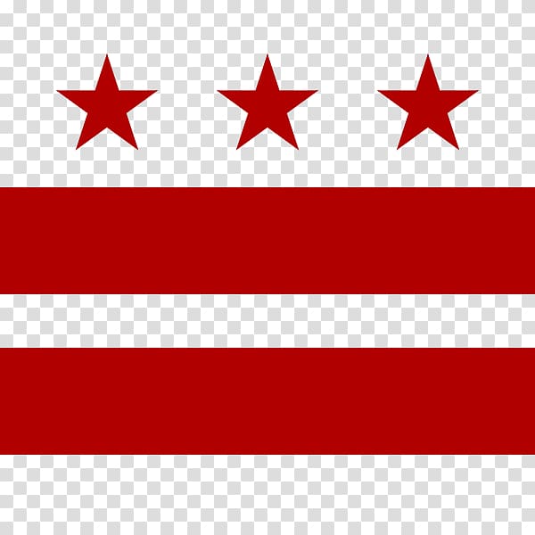 Flag of Washington, D.C., Flag transparent background PNG clipart