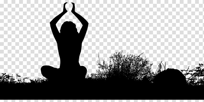 Hatha yoga Physical fitness Silhouette, yoga silhouette transparent background PNG clipart