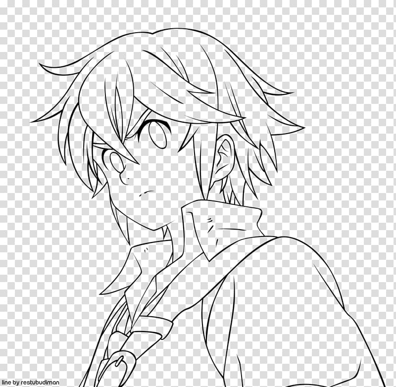 Meliodas Line art Drawing The Seven Deadly Sins, Anime transparent background PNG clipart