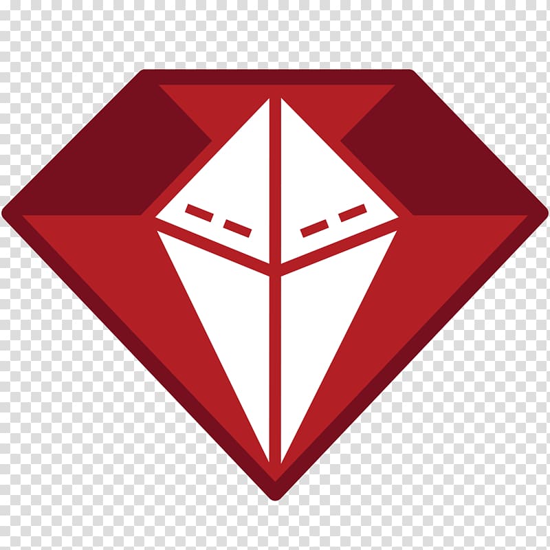 Triangle Logo Workshop Symbol, ruby transparent background PNG clipart