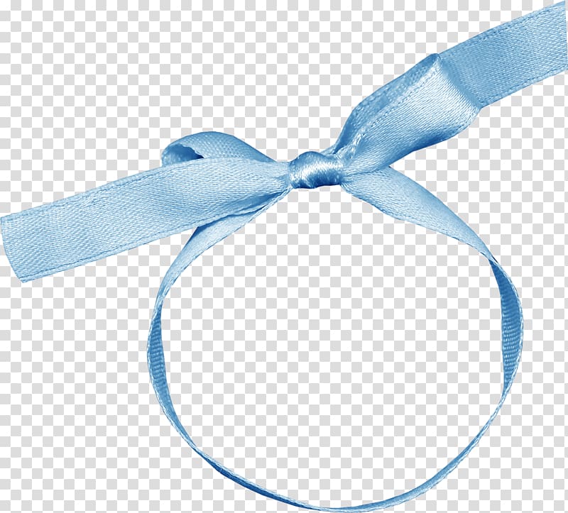 Ribbon, Blue ribbon bow ring transparent background PNG clipart