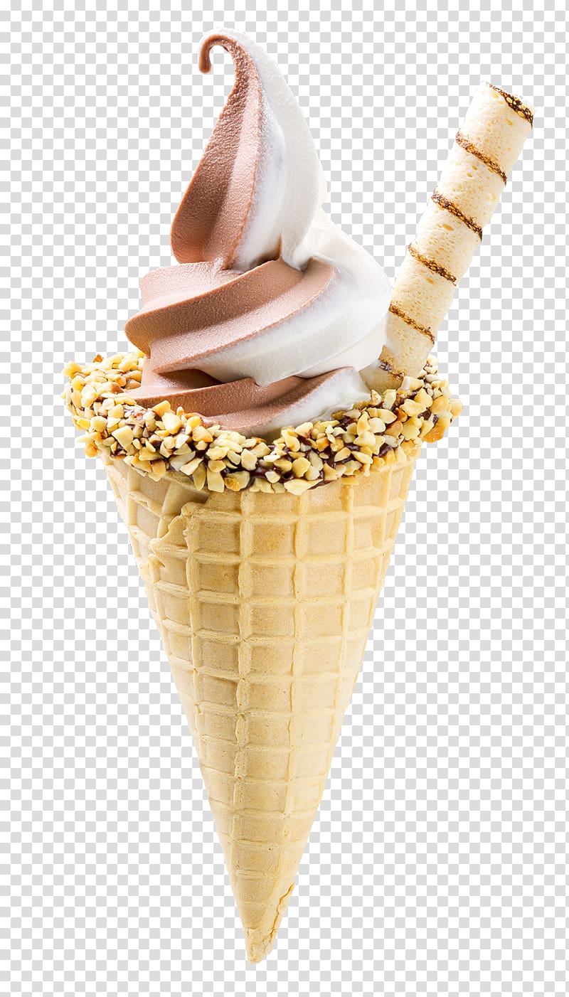 Ice Cream Cones Sundae Chocolate ice cream Chiquinho Sorvetes, ice cream transparent background PNG clipart