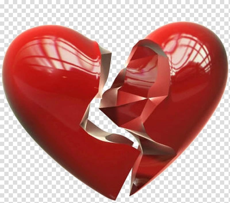 broken heart illustration, Broken heart Love Intimate relationship, break up transparent background PNG clipart