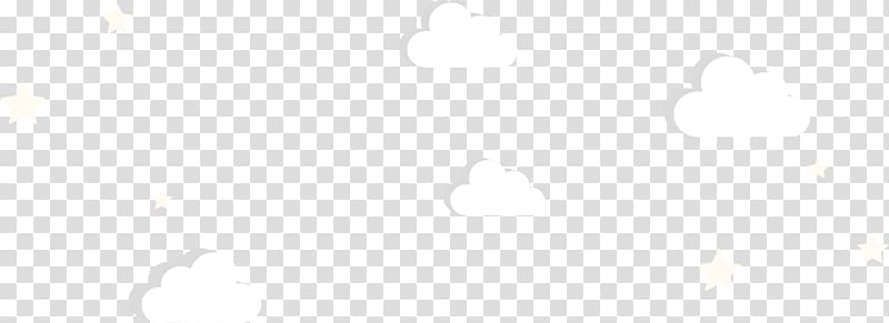 Paper White Brand Pattern, White floating clouds transparent background PNG clipart