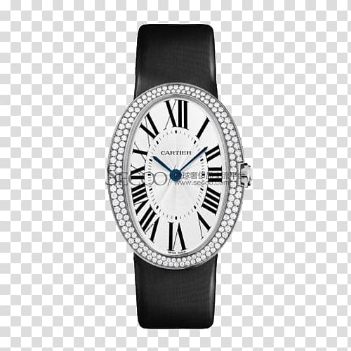 Cartier Tank Watch Luxury goods Movement, Bathtub Ms. mechanical watch transparent background PNG clipart