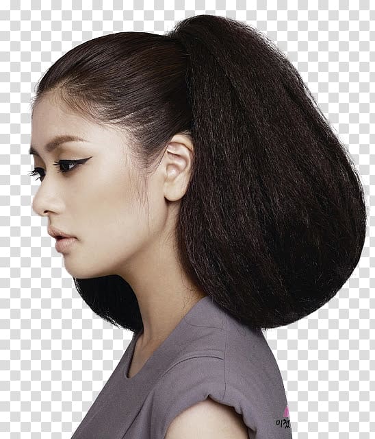 Jung So-min Long hair Step cutting Layered hair Hair coloring, hair transparent background PNG clipart