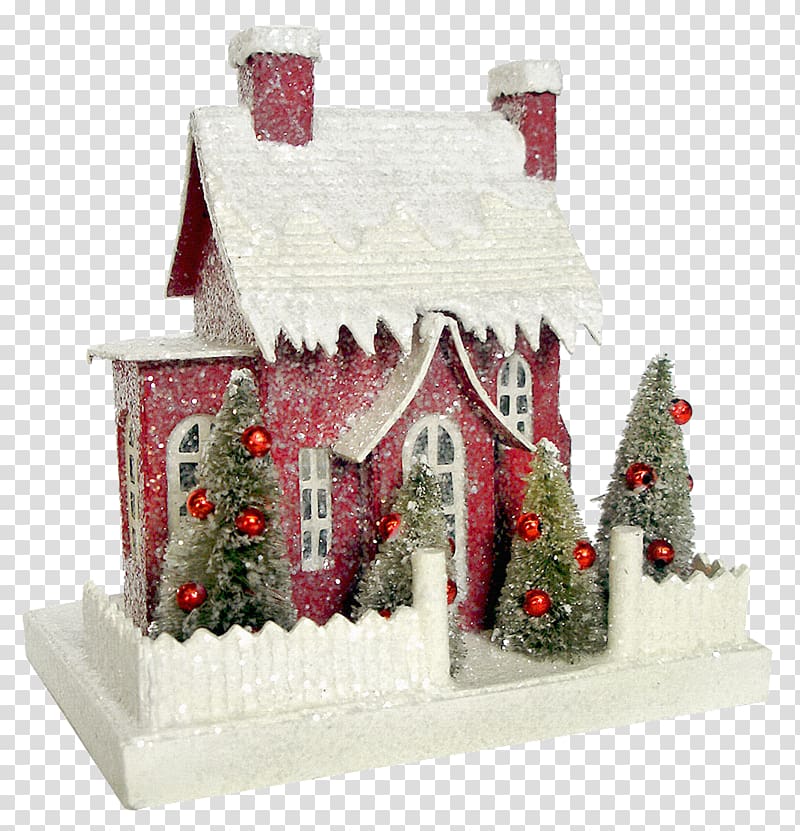 Gingerbread house Christmas Day Christmas village Christmas decoration, house transparent background PNG clipart