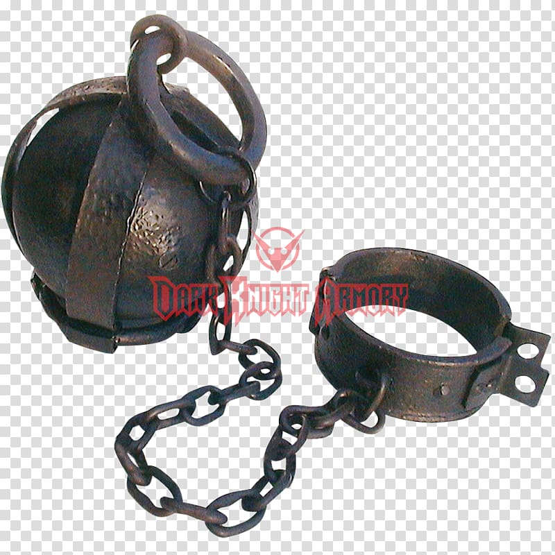 The Clink Ball and chain Prison Shackle, shackle transparent background PNG clipart