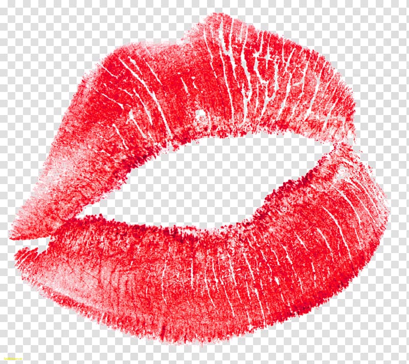 Kiss Lip , red transparent background PNG clipart