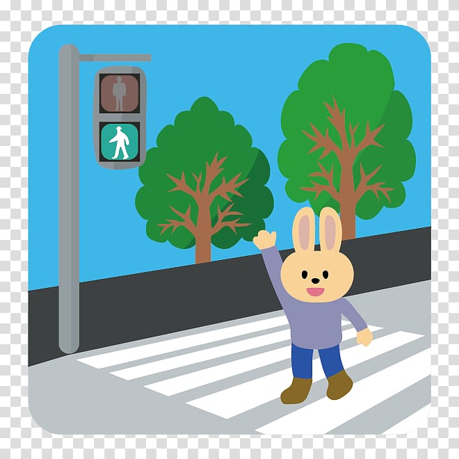 Illustration Pedestrian crossing Road traffic safety Sidewalk, transparent background PNG clipart