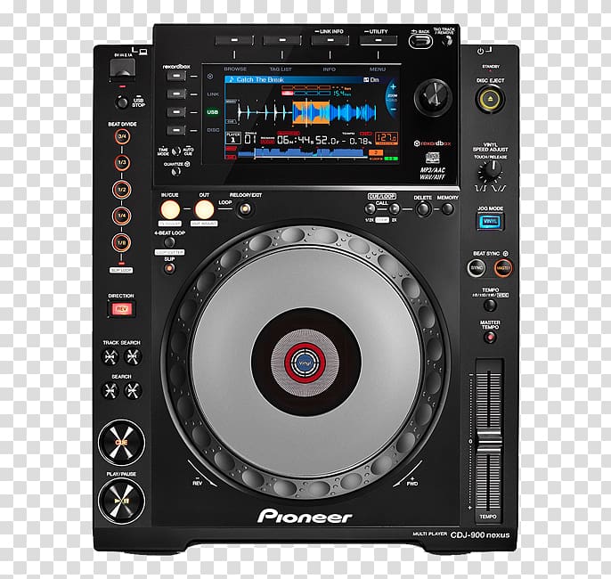 CDJ-2000 Pioneer CDJ-900NXS Pioneer DJ, cdj transparent background PNG clipart