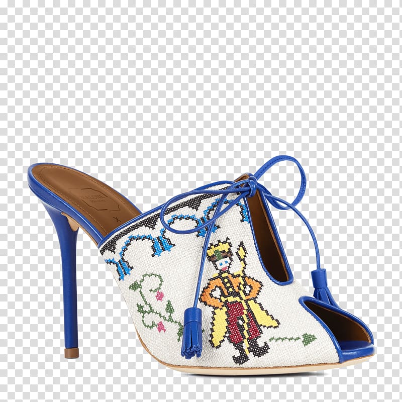 High-heeled shoe Sandal Electric blue Brand, Natalia Vodianova transparent background PNG clipart