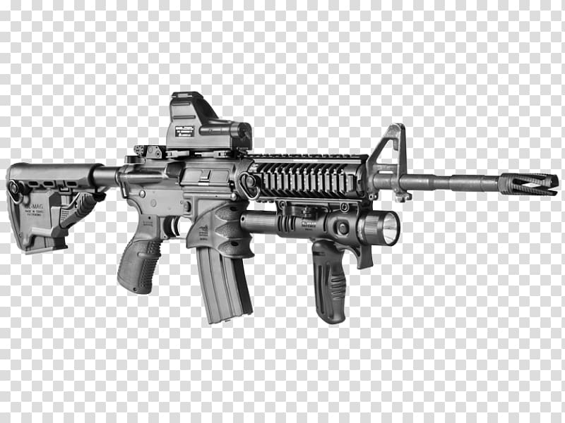 Assault rifle M4 carbine Firearm Gun, assault rifle transparent background PNG clipart