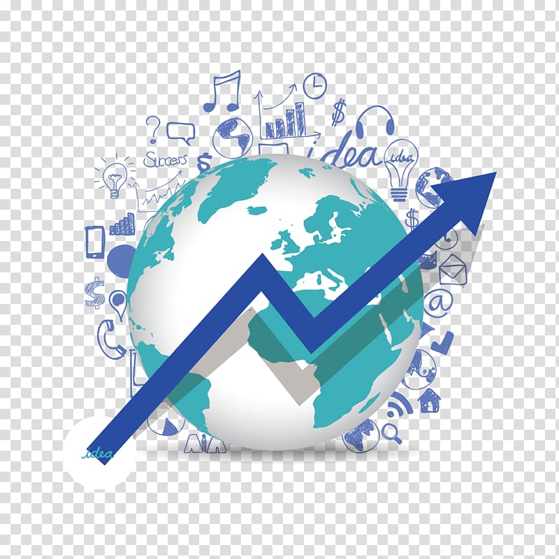 Earth Globe World Logo, Earth and arrow transparent background PNG clipart