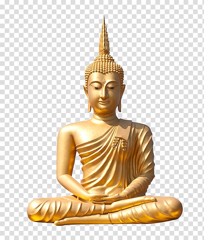Golden Buddha Buddhahood , beautiful of lord buddha transparent background PNG clipart