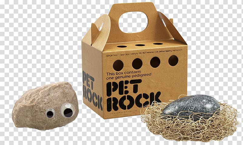 Packaging and labeling How Weird Street Faire Pet Rock Box, box transparent background PNG clipart