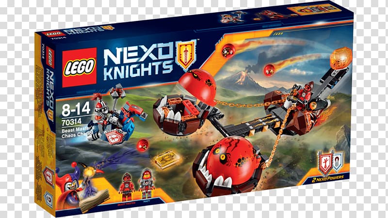 LEGO 70314 NEXO KNIGHTS Beast Master\'s Chaos Chariot Toy Lego Star Wars Lego minifigure, toy transparent background PNG clipart