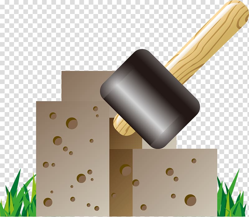 Hand tool Garden tool Landscaping, Hammer wall elements transparent background PNG clipart