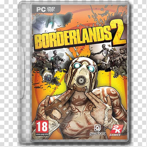 Borderlands 2 Xbox 360 Video game Gearbox Software, LLC, Borderlands 2 transparent background PNG clipart